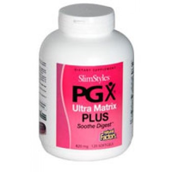 Natural Factors SlimStyles® PGX® Ultra Matrix Plus Soothe Digest -- 820 mg - 120 Softgels
