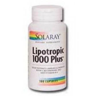 Solaray Lipotropic 1000 Plus™ -- 100 Capsules