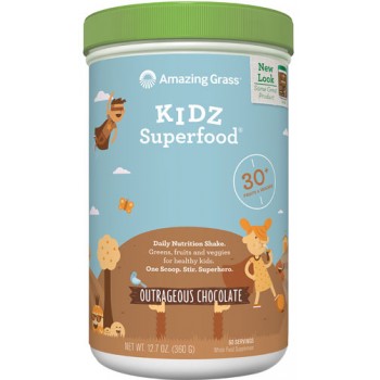 Amazing Grass Kidz SuperFood® Drink Powder Outrageous Chocolate -- 12.7 oz