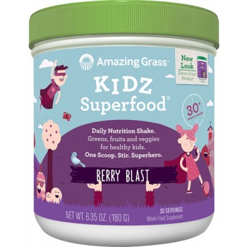 Amazing Grass Kidz SuperFood® Drink Powder Wild Berry -- 6.5 oz
