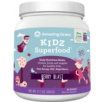 Amazing Grass Kidz SuperFood® Drink Powder Wild Berry -- 21 oz