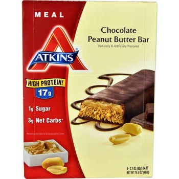 Atkins Advantage Bar Chocolate Peanut Butter -- 8 Bars