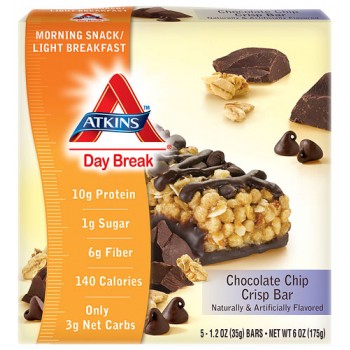 Atkins Day Break™ Bar Chocolate Chip Crisp -- 5 Bars