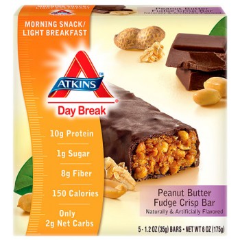 Atkins Day Break™ Bar Peanut Butter Fudge Crisp -- 5 Bars
