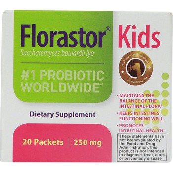 Biocodex Florastor Kids Probiotic -- 250 mg - 20 Packets