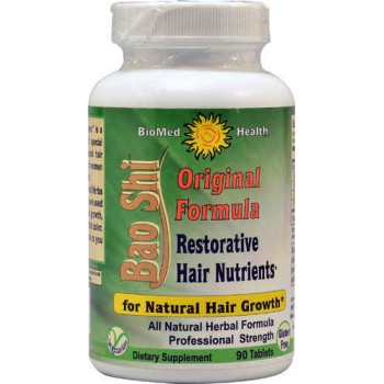 Biomed Health Bao Shi Original Formula Restorative Hair Nutrients -- 90 Tablets