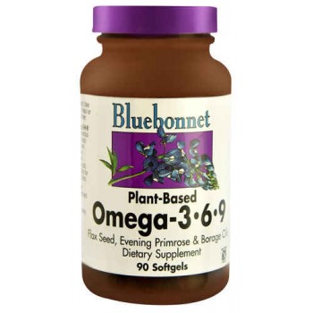 Bluebonnet Nutrition Plant-Based Omega-3 6 9 -- 90 Softgels