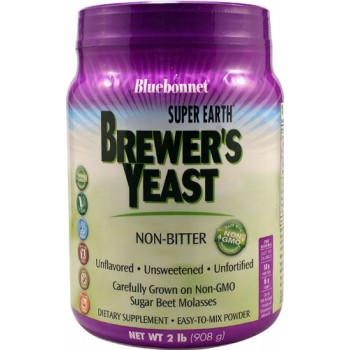 Bluebonnet Nutrition Super Earth® Brewer's Yeast Powder Unflavored -- 2 lb