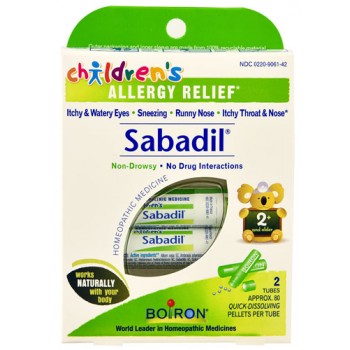 Boiron Children's Sabadil Pellets -- 2 Tubes