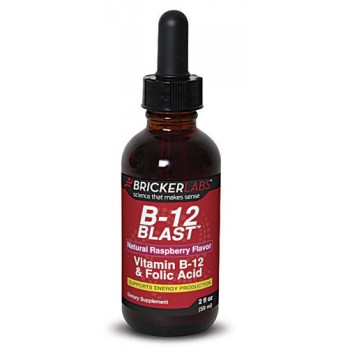 Bricker Labs Blast B12 Vitamin B12 and Folic Acid -- 2 fl oz
