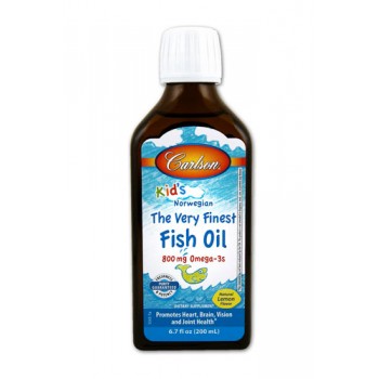 Carlson for Kids Fish Oil Lemon -- 6.7 fl oz
