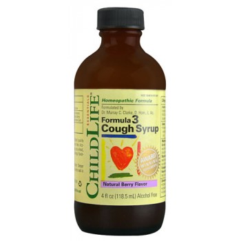 Childlife Formula 3 Cough Syrup Natural Berry -- 4 fl oz