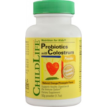 Childlife Probiotics with Colostrum Powder Orange Pineapple -- 50 g