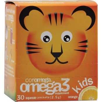 Coromega Omega 3 Kids Tropical Orange -- 30 Packets