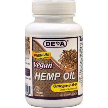 Deva Vegan Hemp Oil -- 90 Vegan Capsules