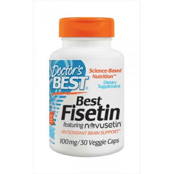 Doctor's Best Fisetin featuring Novusetin™ -- 100 mg - 30 Veggie Caps
