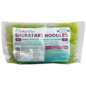 Dukan Diet Shirataki Noodles Spinach Fettuccine -- 7 oz