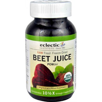 Eclectic Institute Organic Raw Beet Juice POWder -- 3.2 oz
