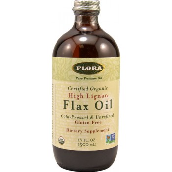 Flora Organic High Lignan Flax Oil -- 17 fl oz