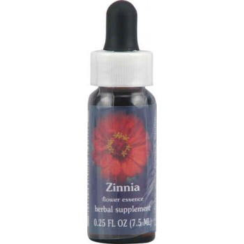 Flower Essence Zinnia Herbal Supplement -- 0.25 fl oz