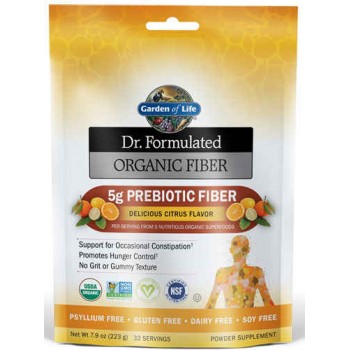 Garden of Life Dr. Formulated Organic Fiber Citrus -- 7.9 oz