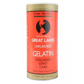 Great Lakes Gelatin Collagen Joint Care Porcine Gelatin Unflavored -- 16 oz