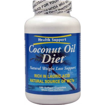 Health Support Coconut Oil Diet™ -- 180 Softgel Capsules