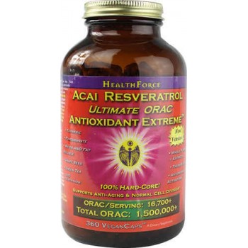 HealthForce Nutritionals Acai Resveratrol Ultimate ORAC Antioxidant Extreme™ -- 360 VeganCaps™