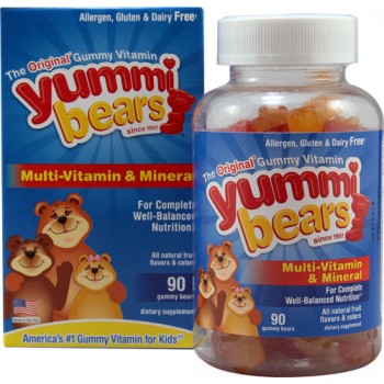 Hero Nutritionals Yummi Bears Multi-Vitamin and Mineral Fruit -- 90 Gummies