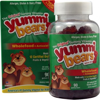 Hero Nutritionals Yummi Bears Whole Food + Antioxidants for Kids -- 90 Gummies