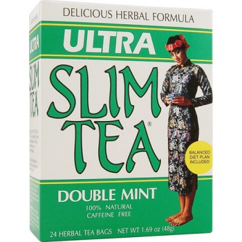 Hobe Labs Ultra Slim Tea® Double Mint -- 24 Tea Bags