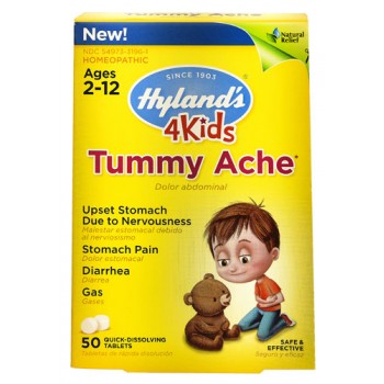 Hyland's 4 Kids Tummy Ache -- 50 Quick Dissolving Tablets
