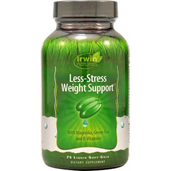 Irwin Naturals Less-Stress Weight Support -- 75 Liquid Softgels