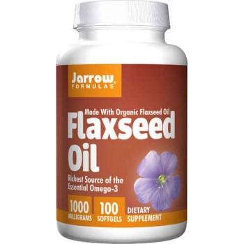 Jarrow Formulas Flaxseed Oil -- 1000 mg - 100 Softgels