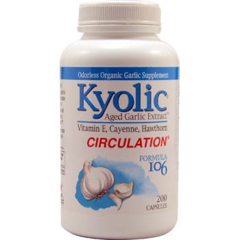 Kyolic Aged Garlic Extract™ Circulation Formula 106 -- 200 Capsules