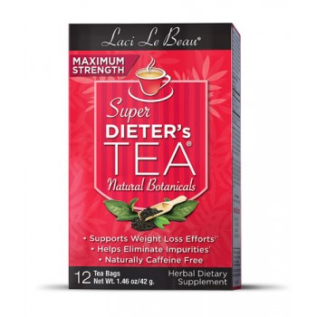 Laci Le Beau Maximum Strength Super Dieter's Tea Original -- 12 Tea Bags
