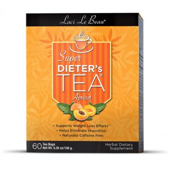 Laci Le Beau Super Dieter's Tea Apricot -- 60 Tea Bags