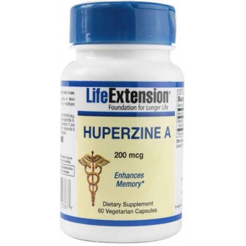 Life Extension Huperzine A -- 200 mcg - 60 Vegetarian Capsules