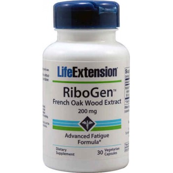 Life Extension RiboGen™ French Oak Wood Extract -- 200 mg - 30 Vegetarian Capsules