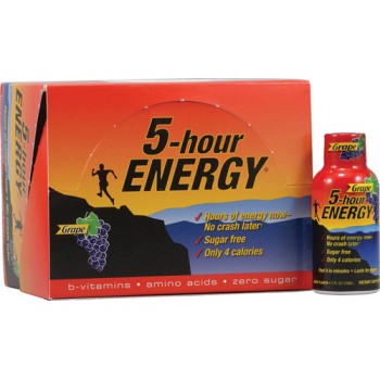 Living Essentials 5 Hour Energy Grape -- 12 Bottles