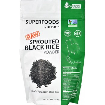 MRM Superfoods Raw Sprouted Black Rice Powder -- 6 oz