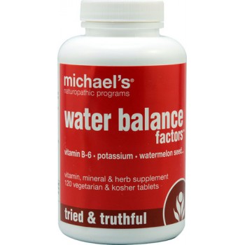 Michael's Naturopathic Programs Water Balance Factors™ -- 120 Vegetarian Tablets