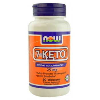 NOW Foods 7-KETO -- 25 mg - 90 Veg Capsules