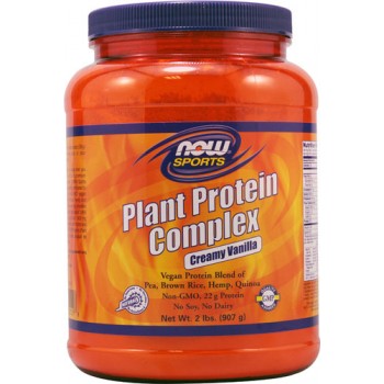 NOW Foods Sports Plant Protein Complex Creamy Vanilla -- 2 lbs