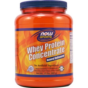 NOW Foods Sports Whey Protein Concentrate Unflavored -- 1.5 lbs