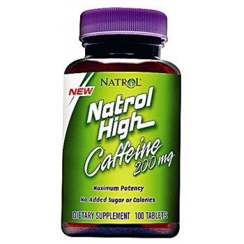 Natrol High Caffeine -- 200 mg - 100 Tablets