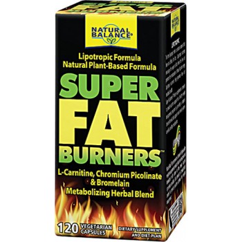 Natural Balance Super Fat Burners -- 120 Vegetarian Capsules