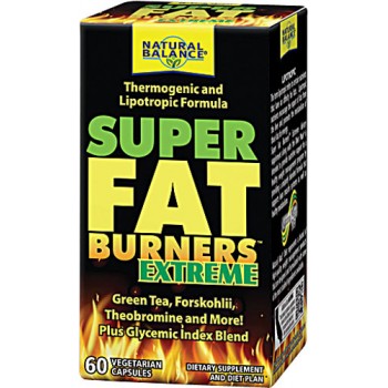 Natural Balance Super Fat Burners Extreme -- 60 Vegetarian Capsules