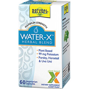 Natural Balance Water-X™ Herbal Blend Maximum Strength -- 60 Vegetarian Capsules