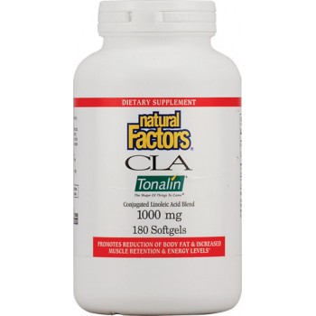 Natural Factors CLA Tonalin® -- 1000 mg - 180 Softgels